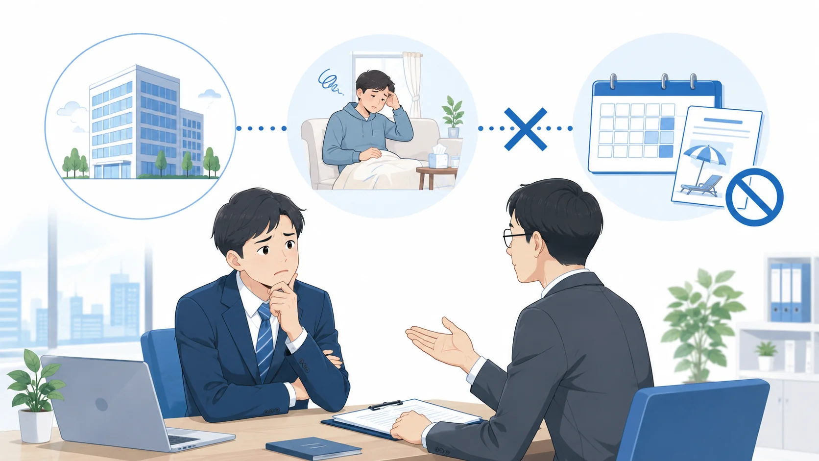 休職中の有給消化はできる?