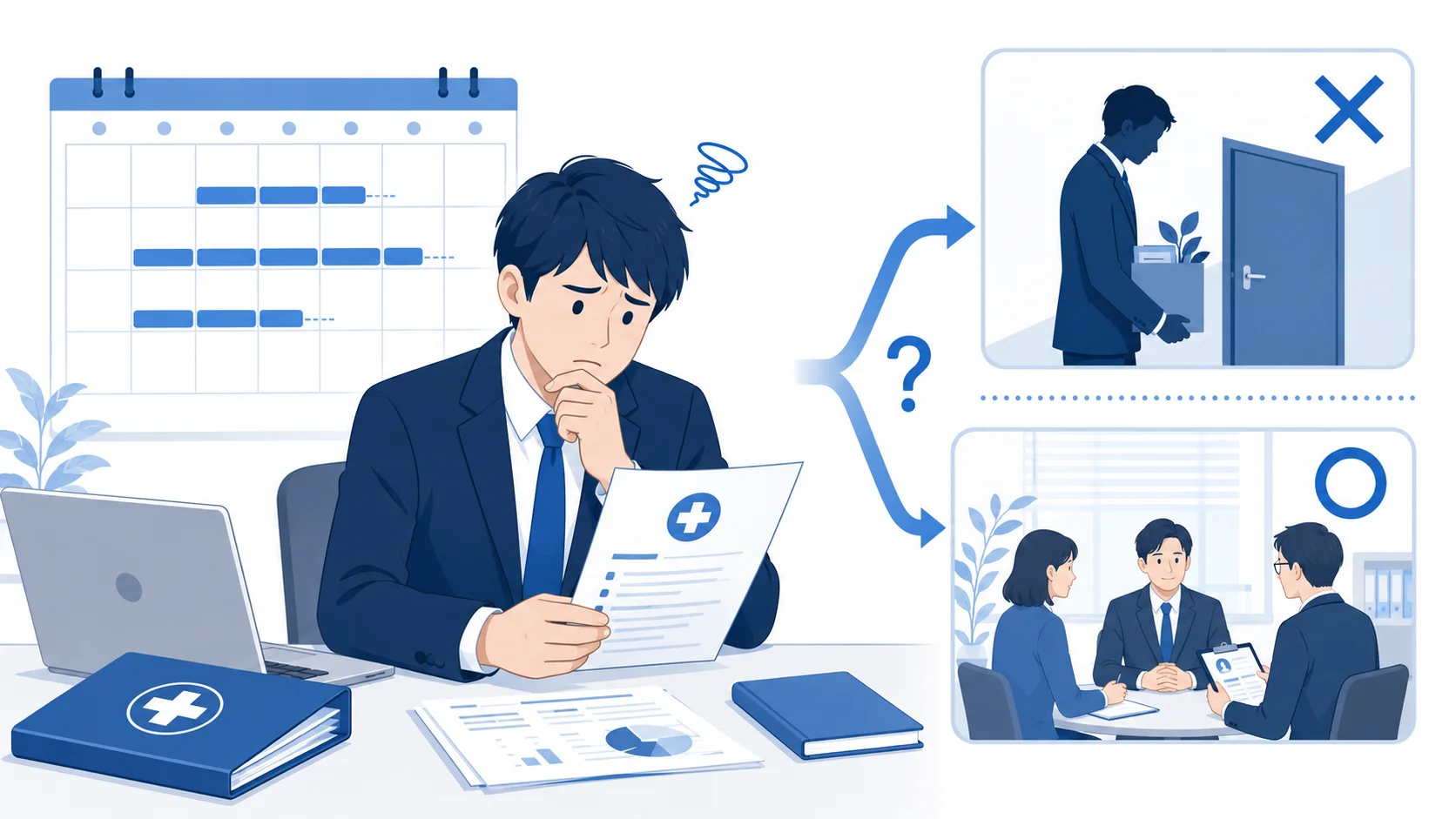 休職を繰り返すとクビになる？