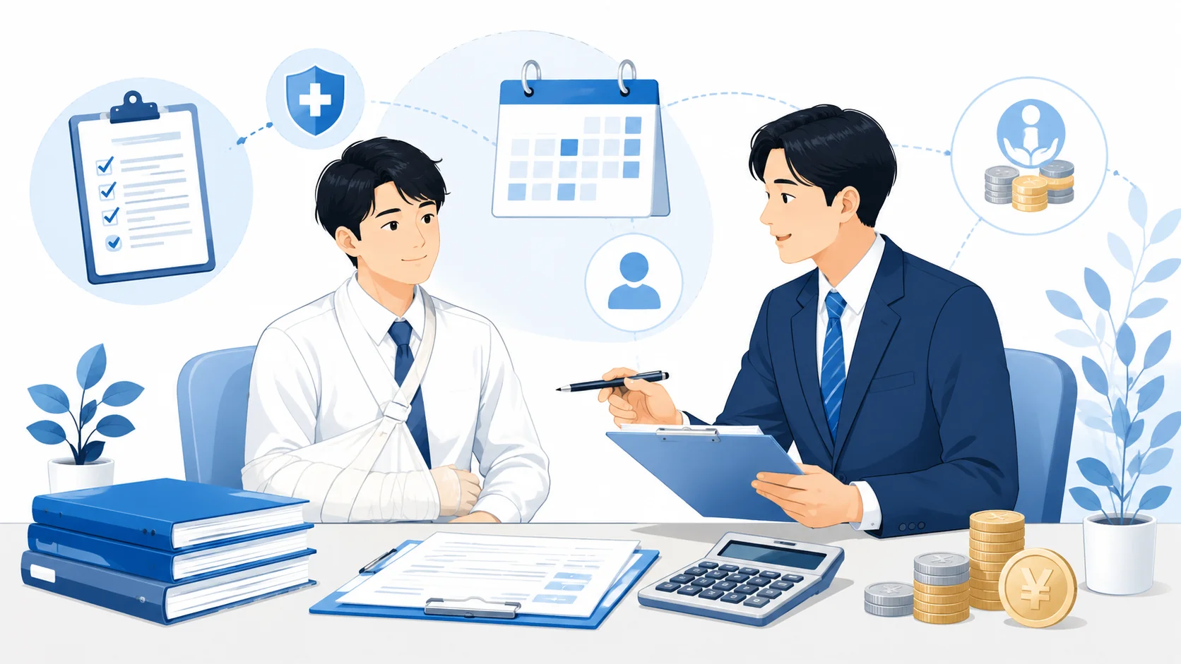 労災の休業補償はいくら？計算・期間・申請方法