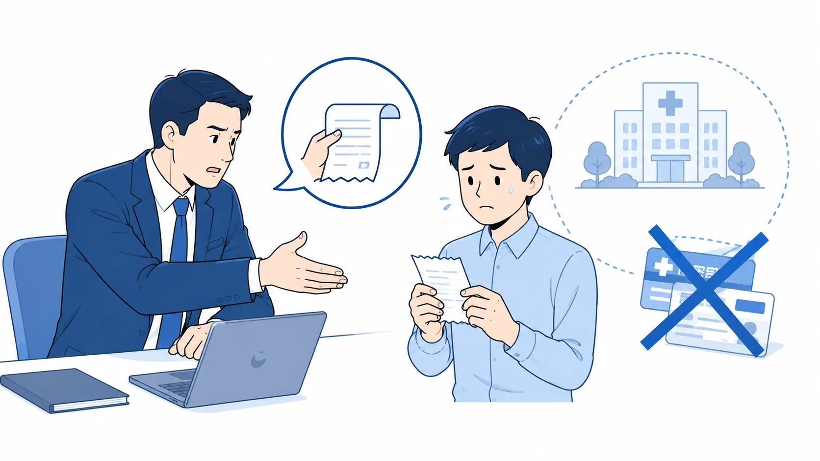 領収書だけ出してと言われた場合