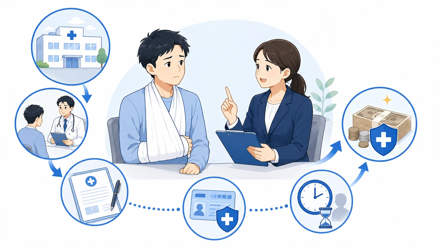 傷病手当金の一時利用を確認する