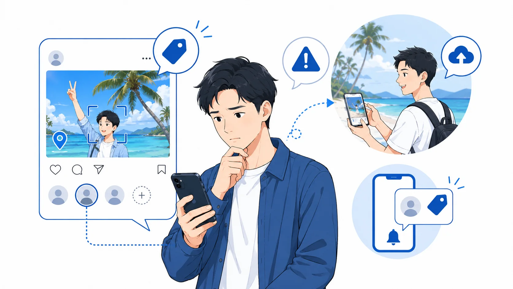 SNS投稿やタグ付けの注意点