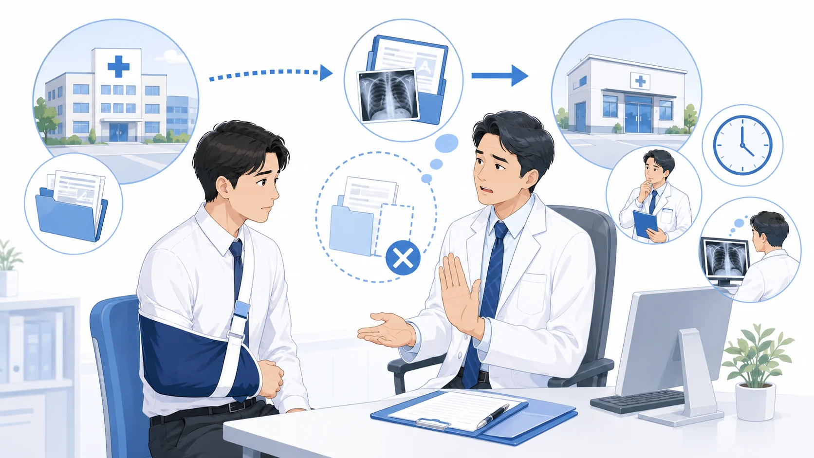 転院直後に作成を断られる理由