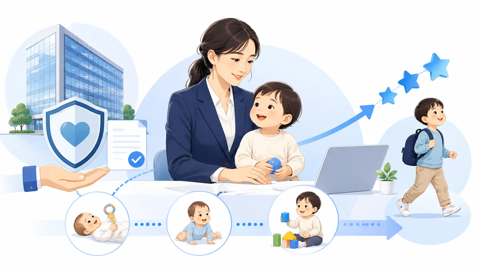 3歳まで休める会社独自制度とは