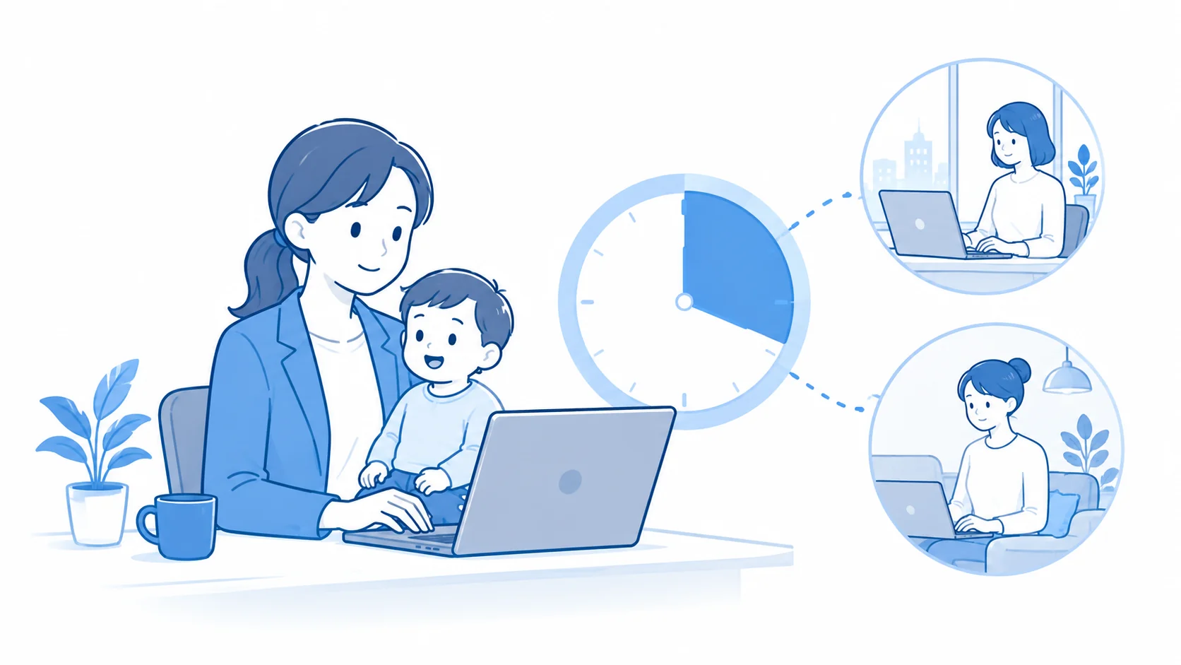 3歳未満は短時間勤務も利用できる