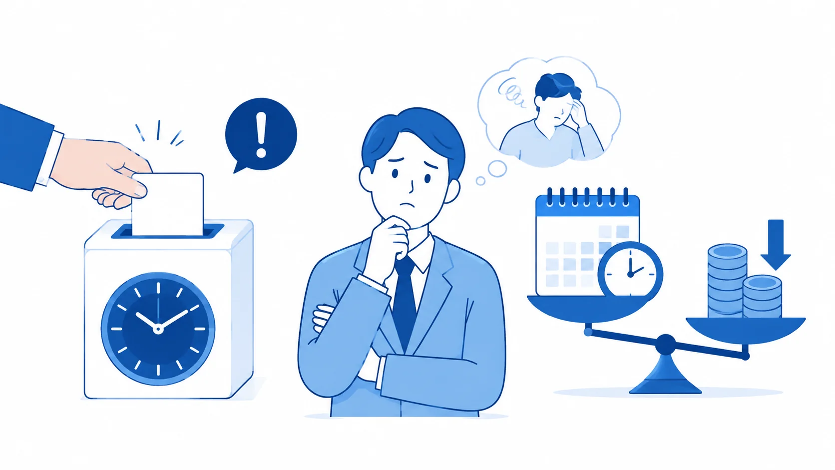打刻忘れを欠勤や減給にできるのか