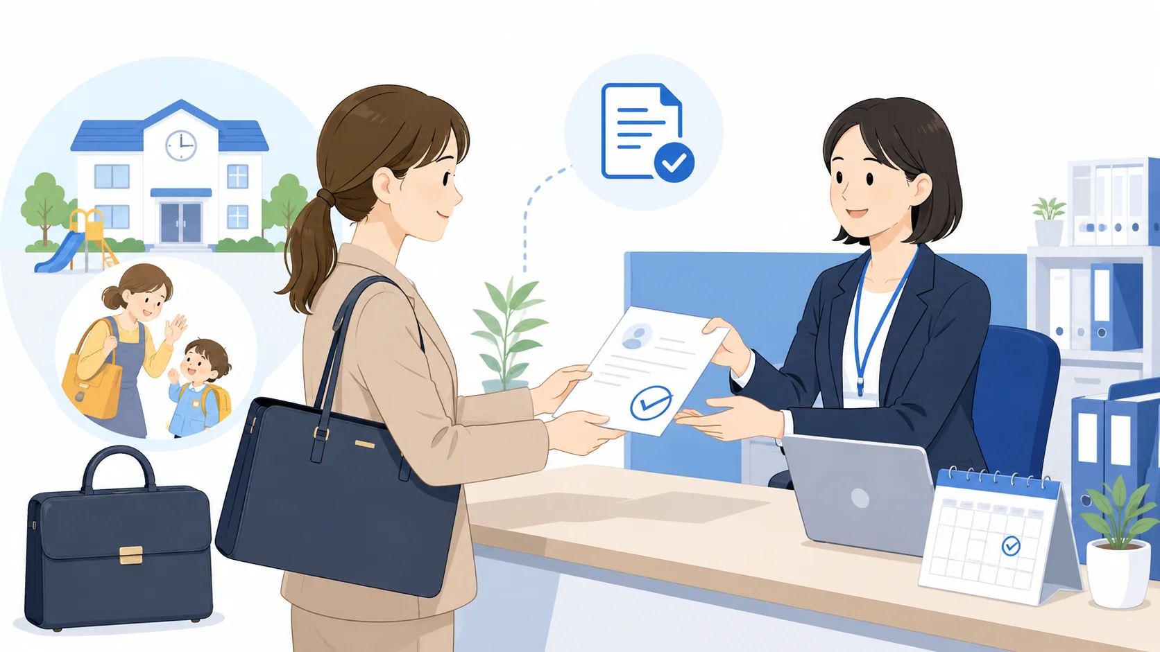 復職時は就労証明書などを提出する