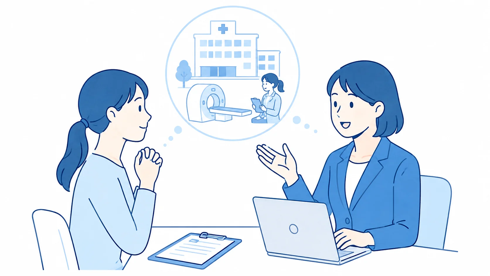 本人が健診を希望した場合の対応