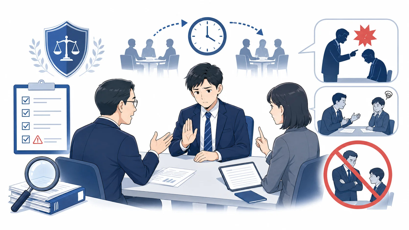 違法な退職勧奨の判断基準