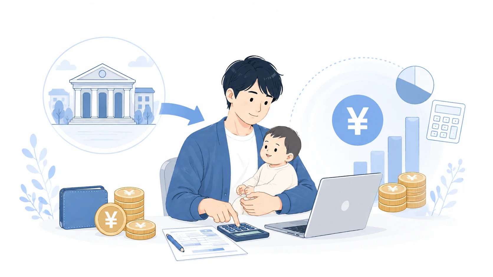 育児休業給付金はいくらもらえる？