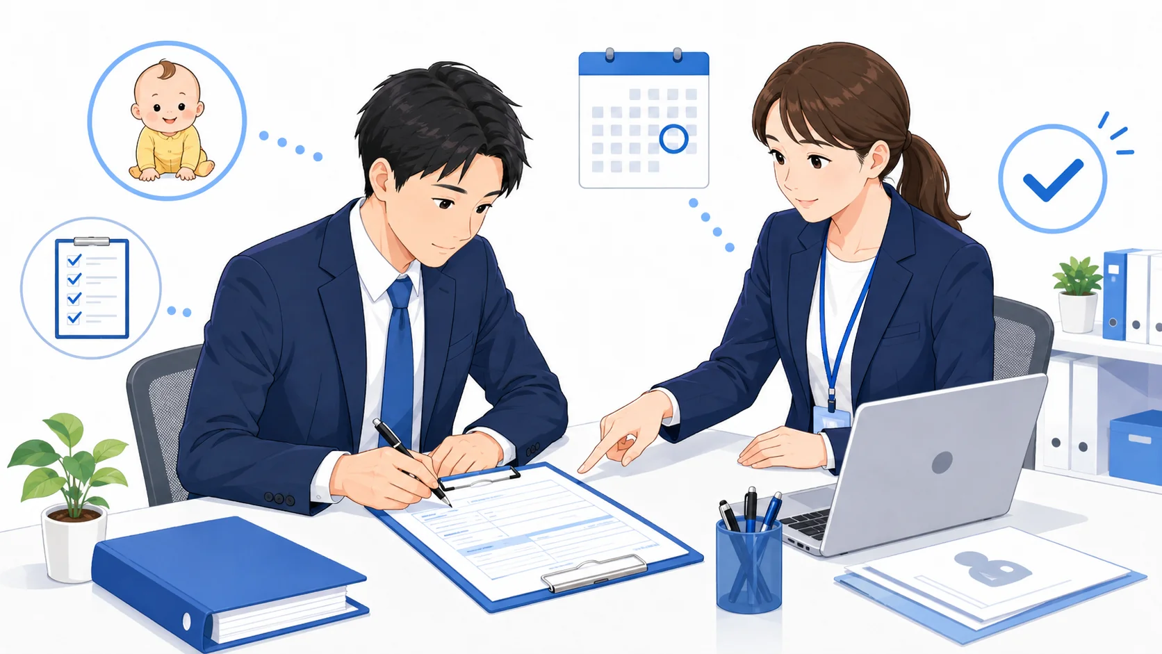 育児休業申出書の具体的な書き方