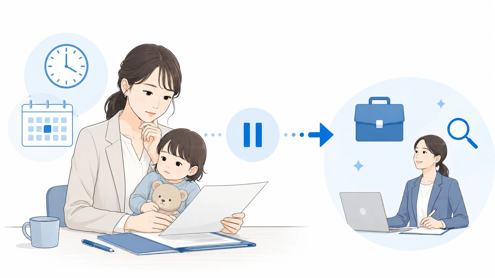育児中はすぐに失業手当を受給できない
