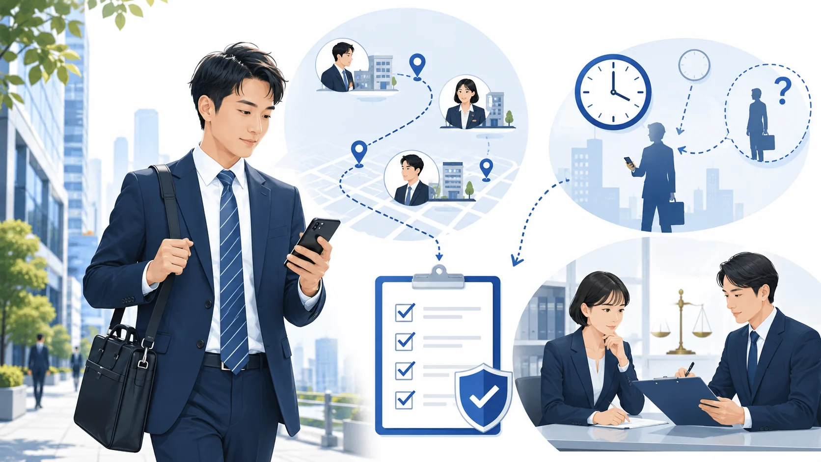 事業場外みなしを営業に使える要件
