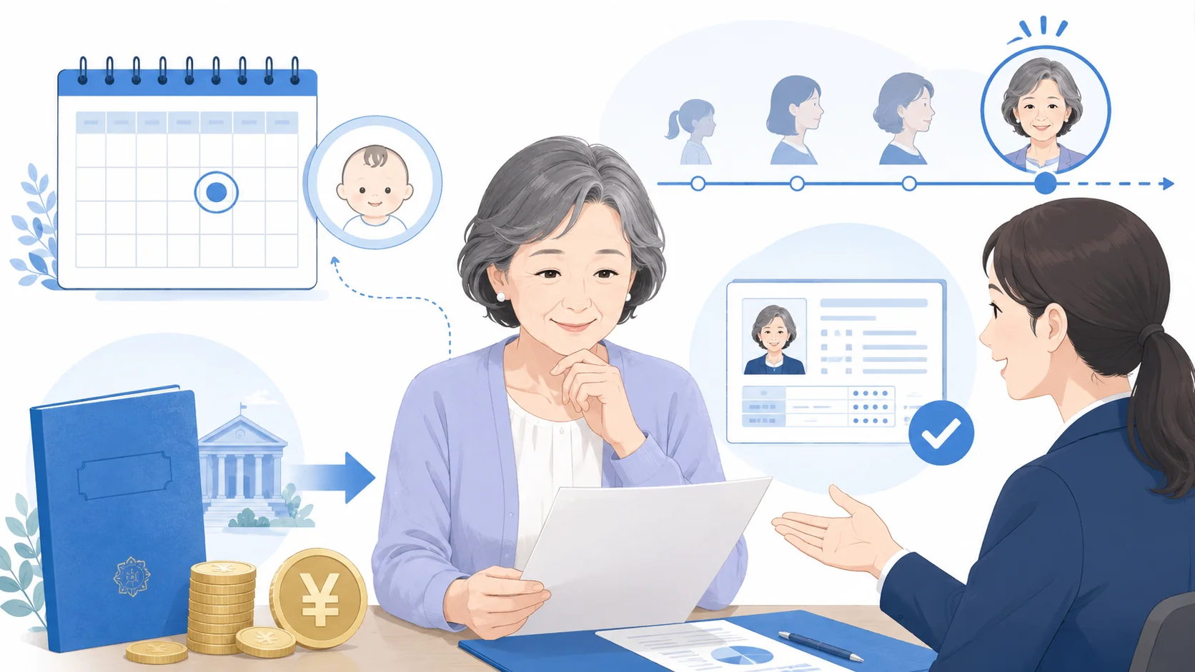 女性で63歳受給となる生年月日
