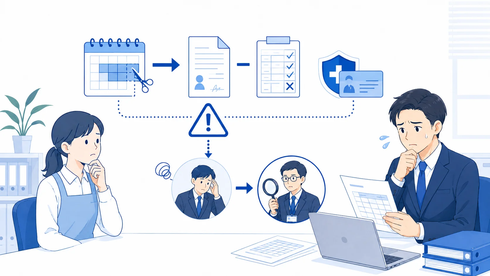 会社が加入を避ける調整をするリスク