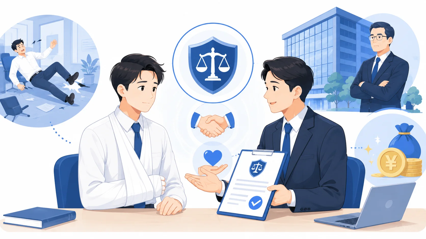 会社への慰謝料請求ができる場合