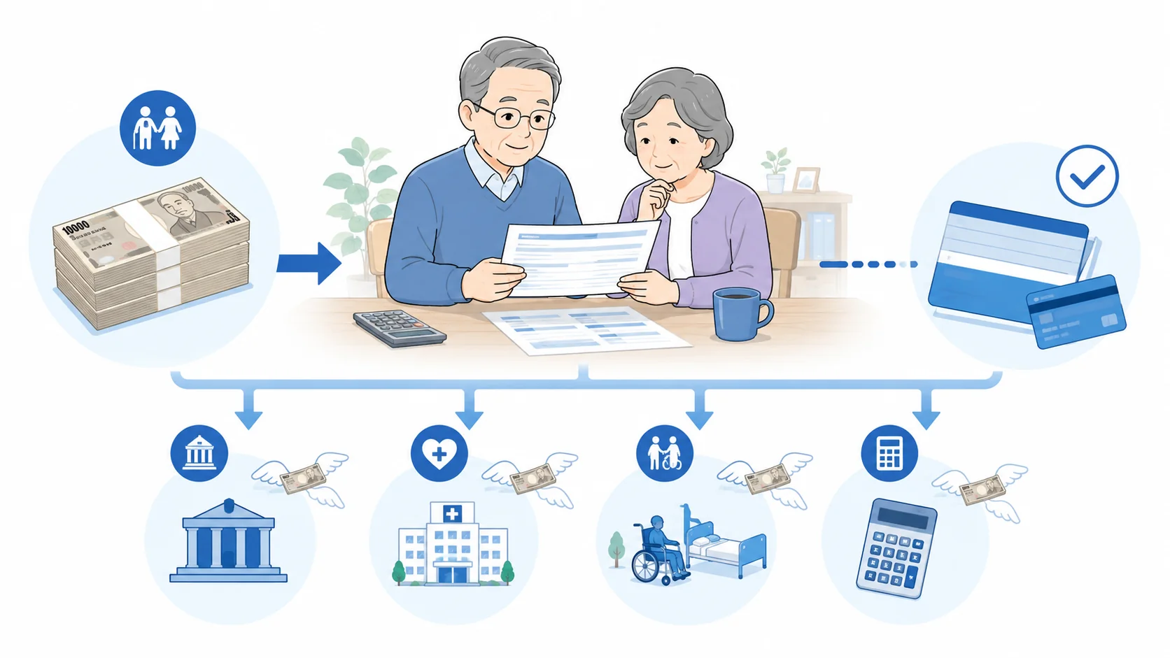 年金から天引きされる主な項目