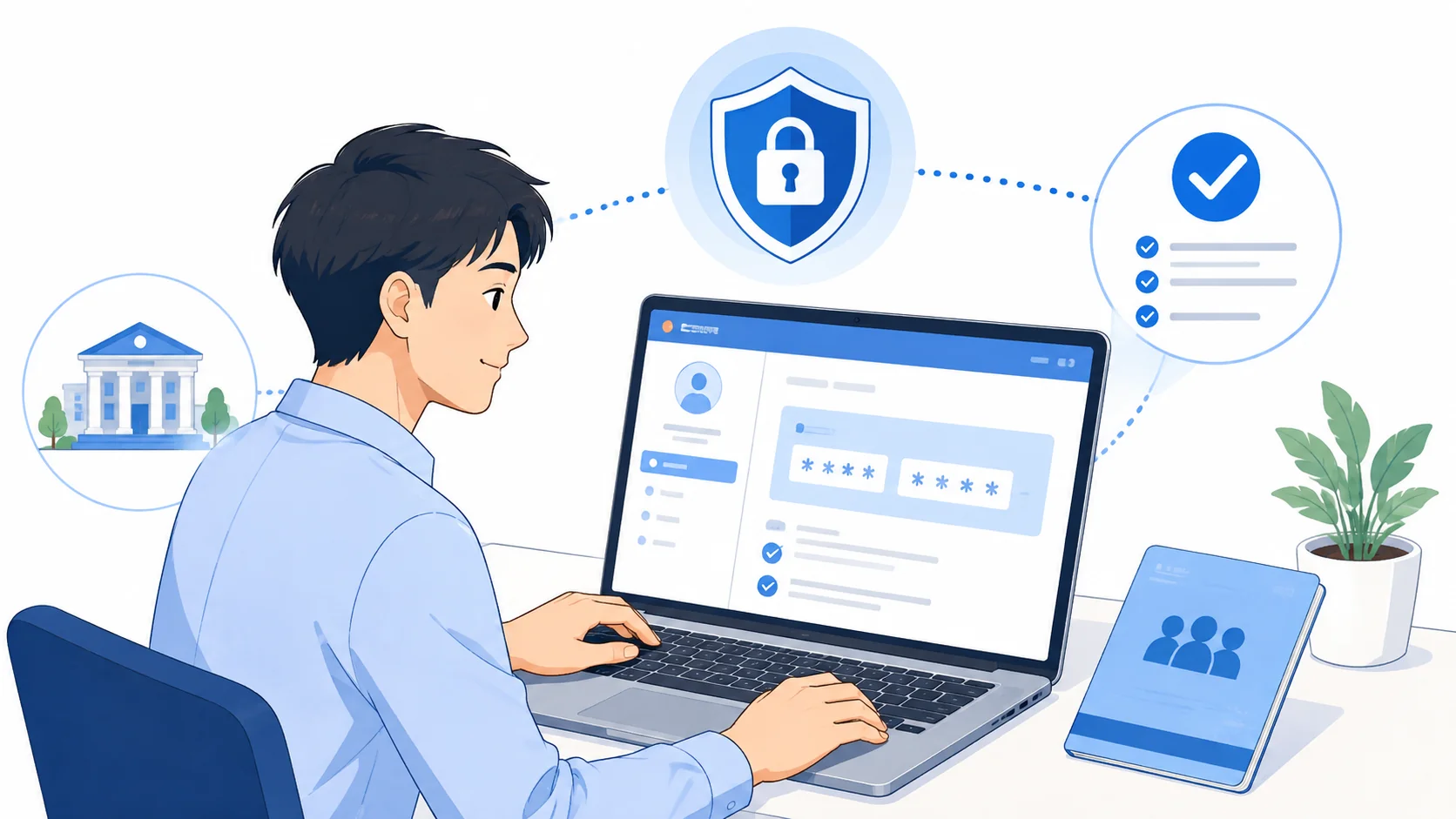 ねんきんネットで基礎年金番号を確認する