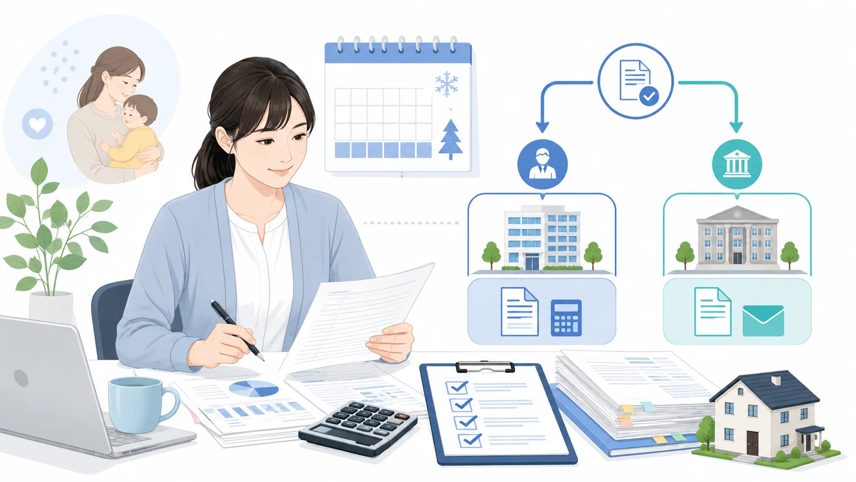 年末調整と確定申告の扱いを確認する