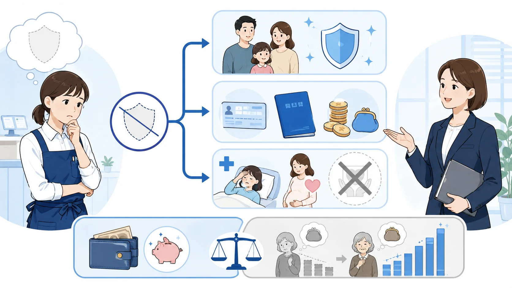 パートが社会保険に入らないとどうなる