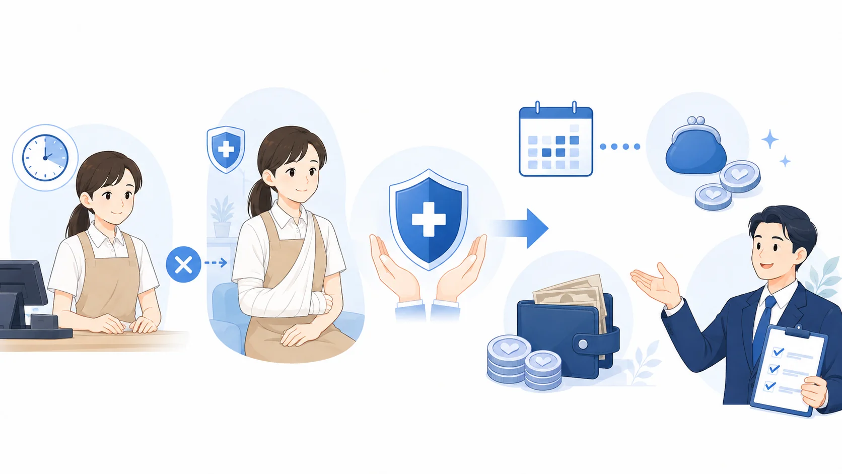 パートの休業補償はいくらになる?