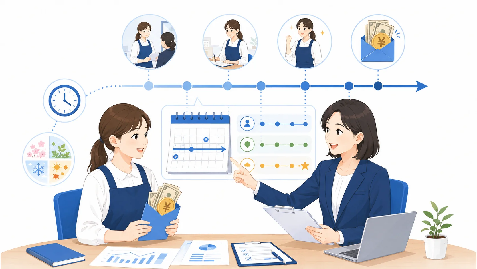 パートの賞与はいつからもらえる?