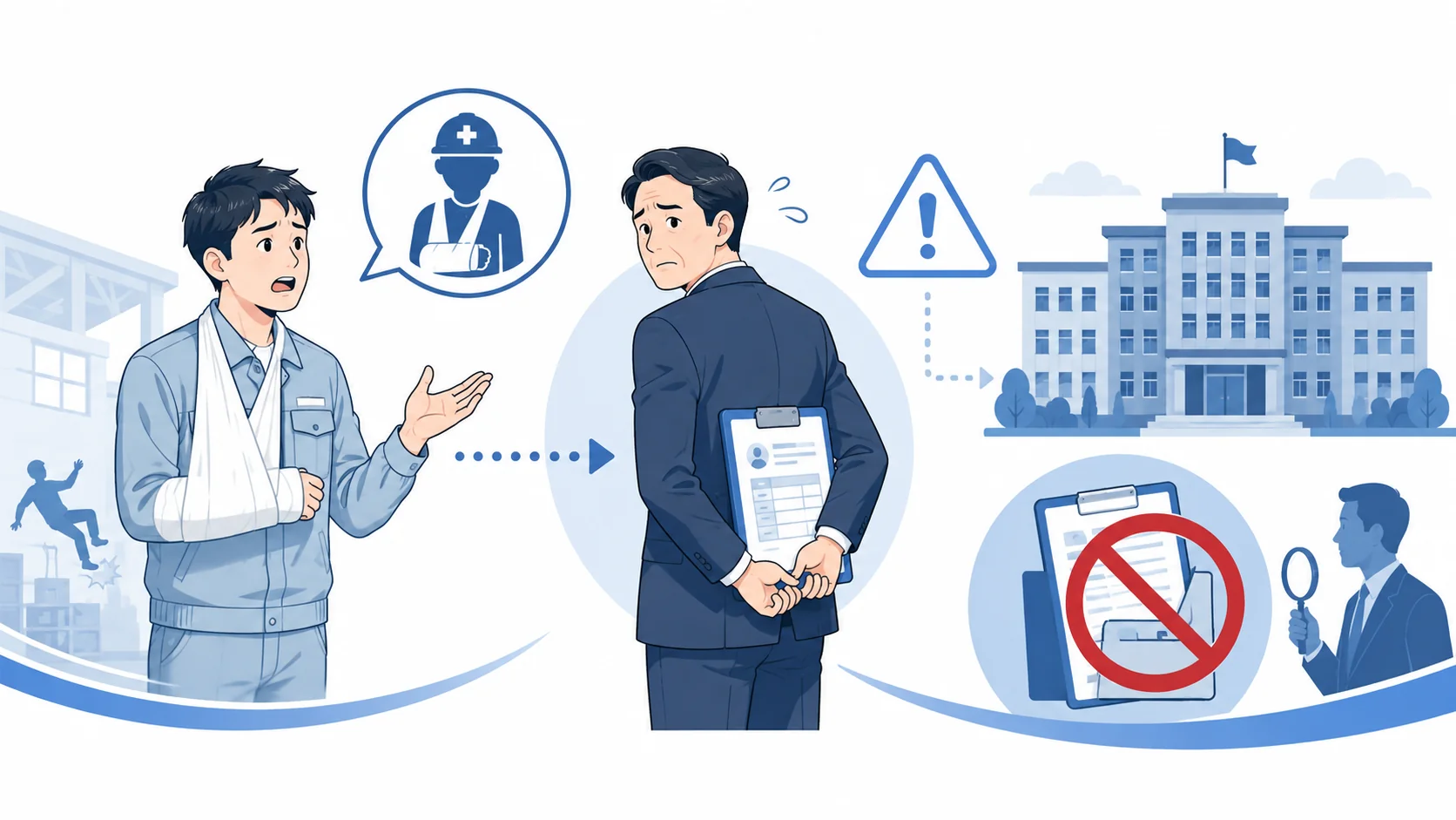 労災隠しに該当するケース