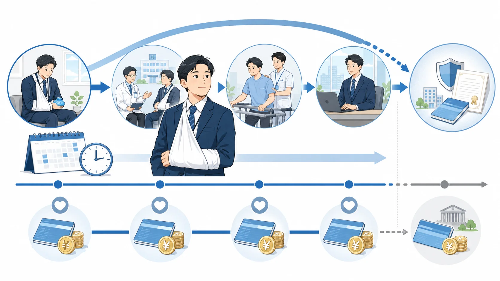 労災の休業補償はいつまで続く?