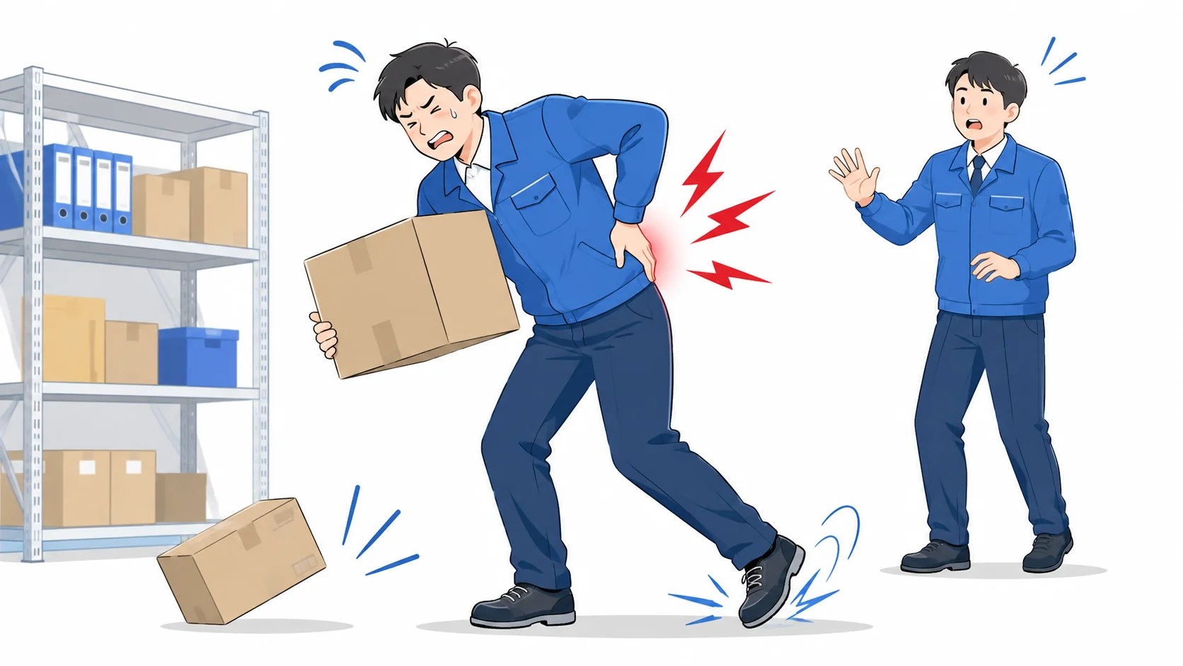 災害性の原因による腰痛とは
