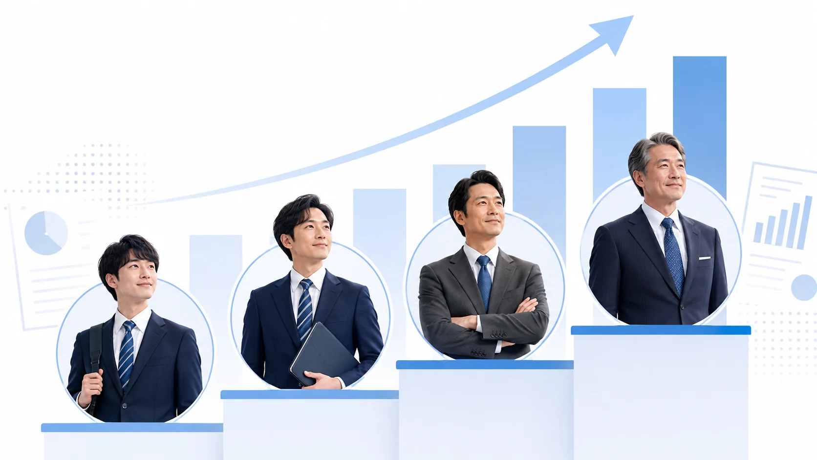 賞与平均を年代別に比較