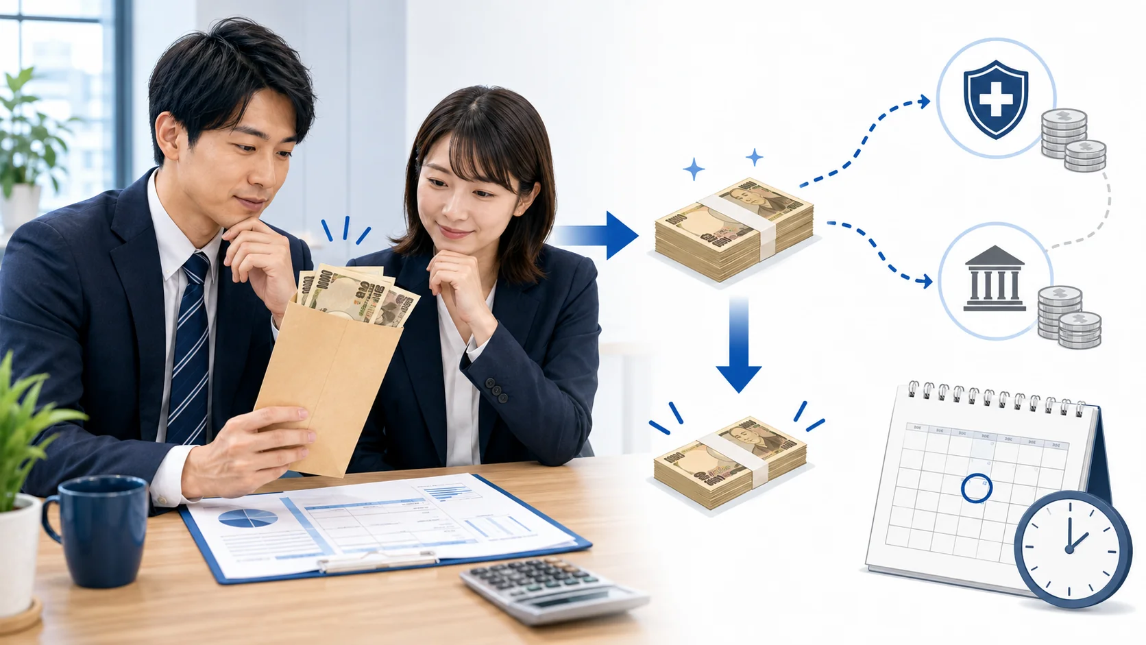 賞与から社会保険料や税金はいつ引かれる?