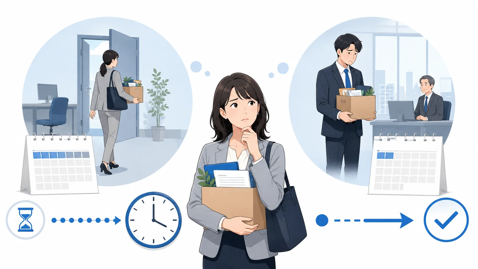 退職理由で給付開始時期が異なる