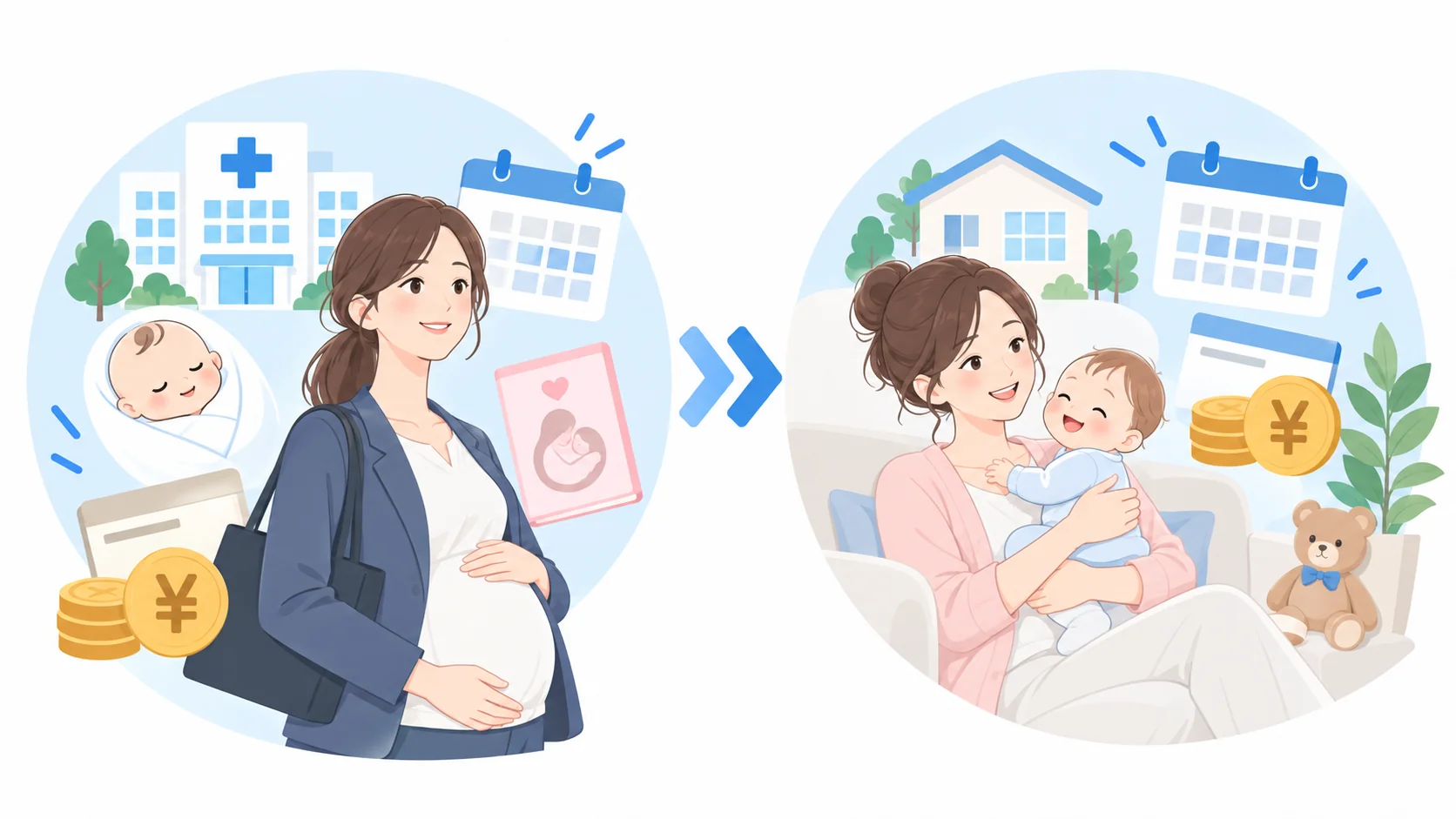 育児休業給付金との違いも確認する