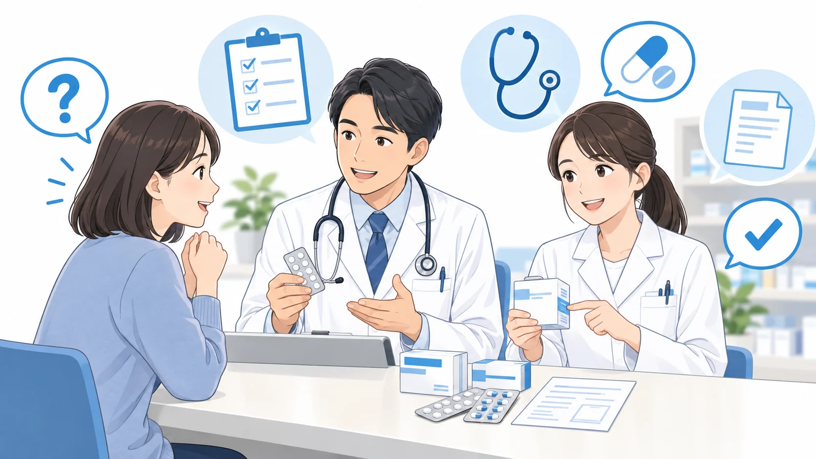 医師や薬剤師に確認したいポイント