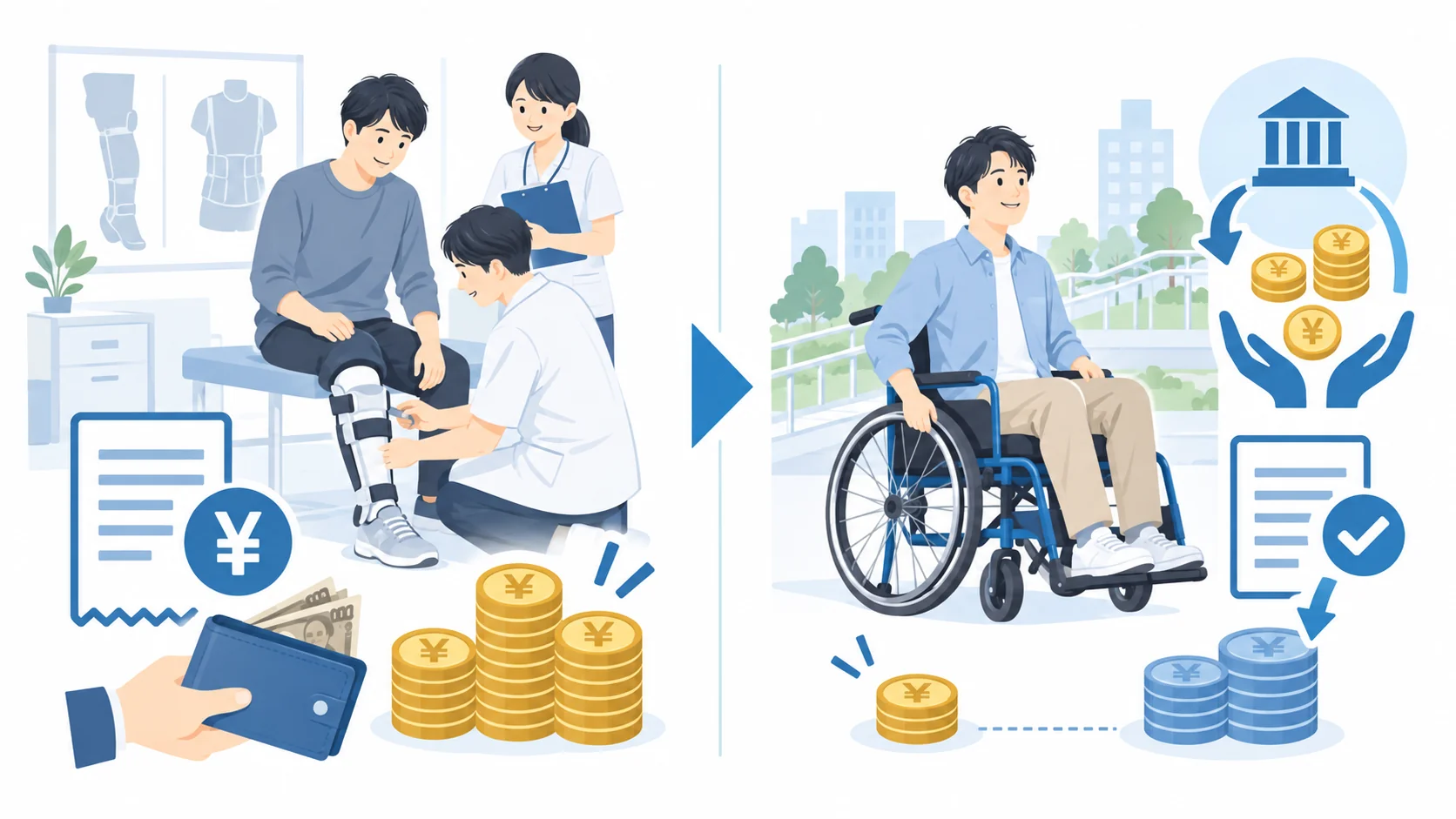 自己負担と費用助成の違い