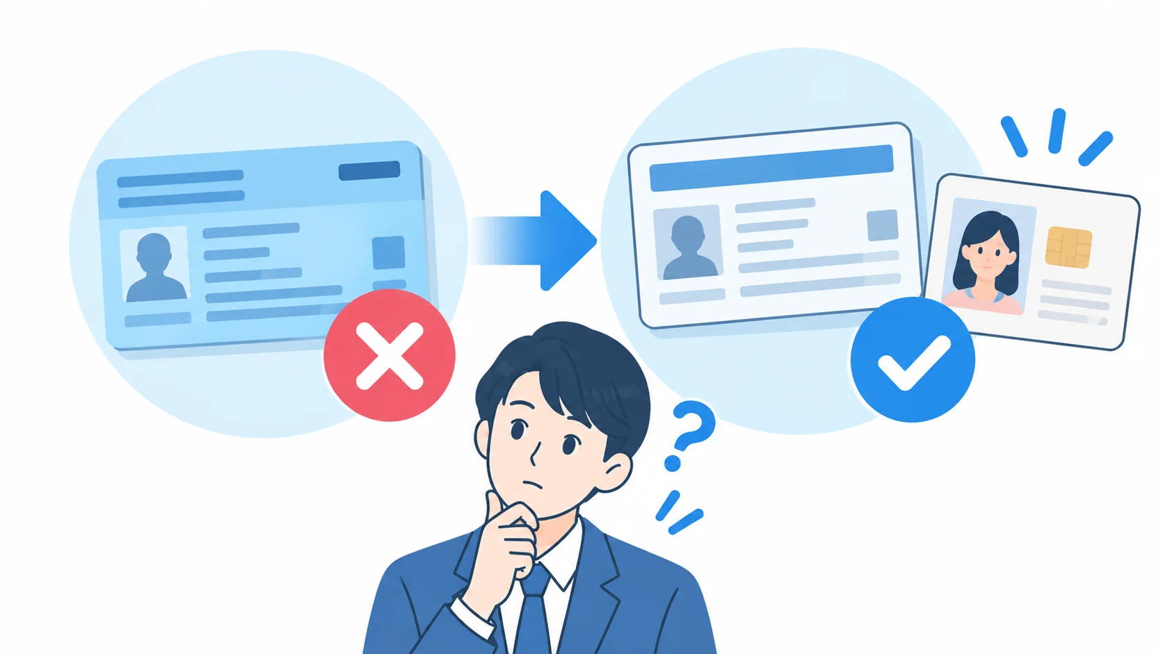 従来の健康保険証との違い