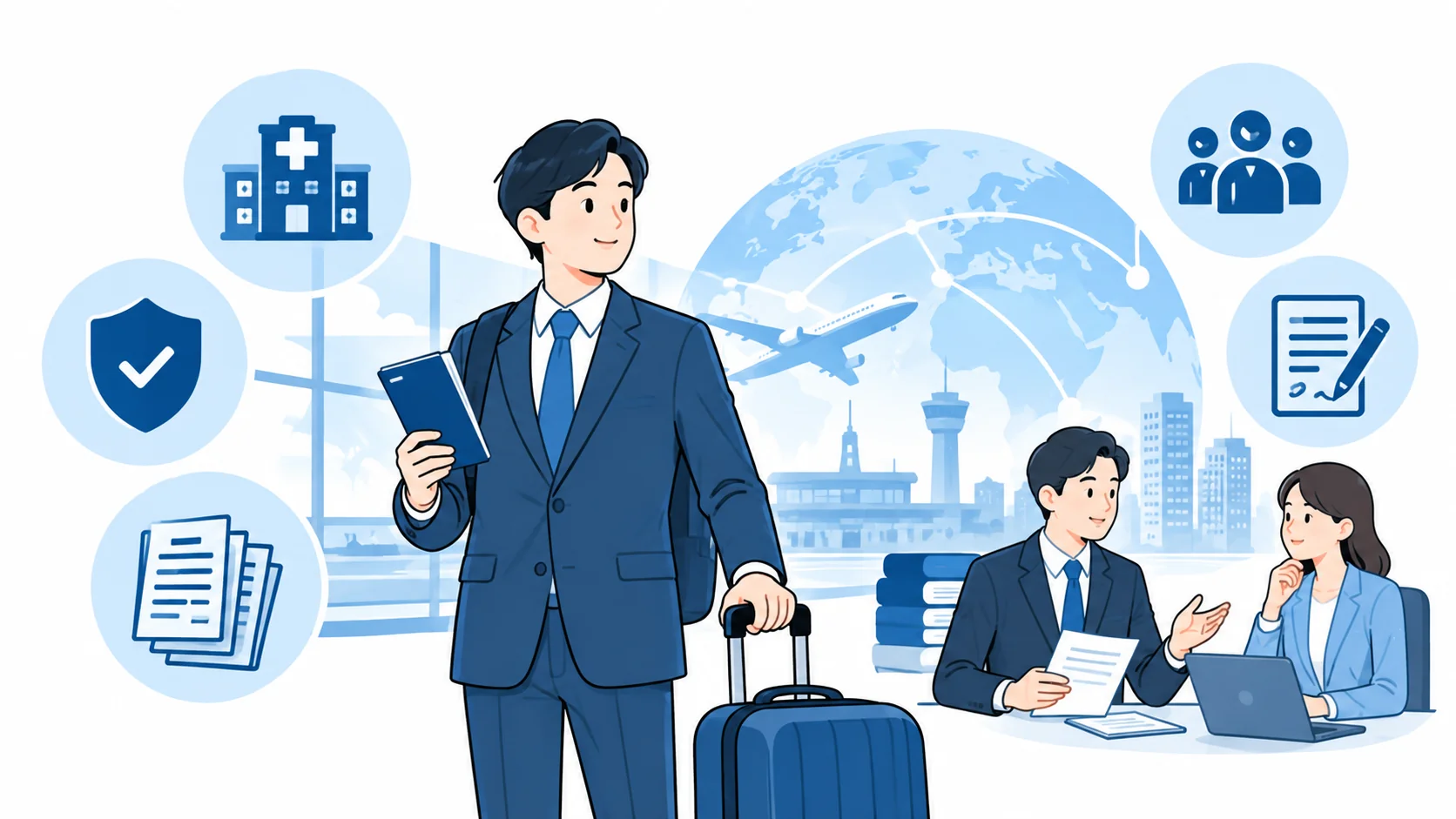海外出張や赴任時の実務上の注意