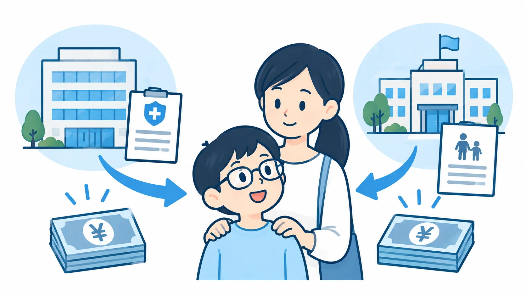 子ども医療費助成も申請できる？