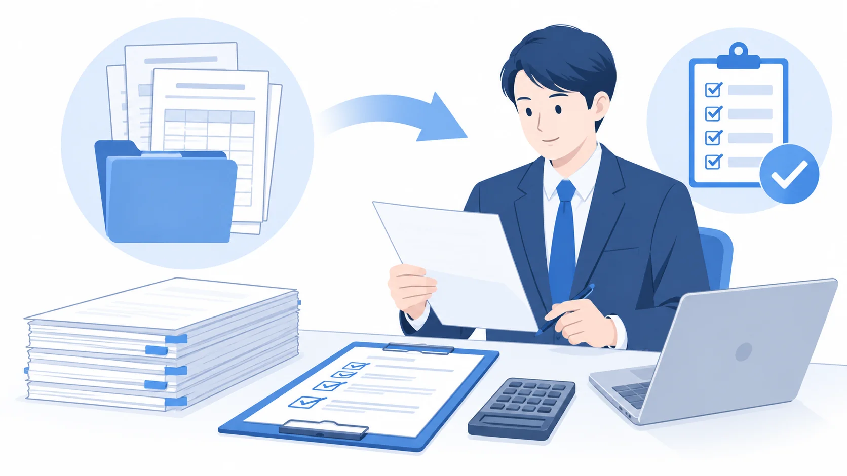 年度更新に必要な書類と準備