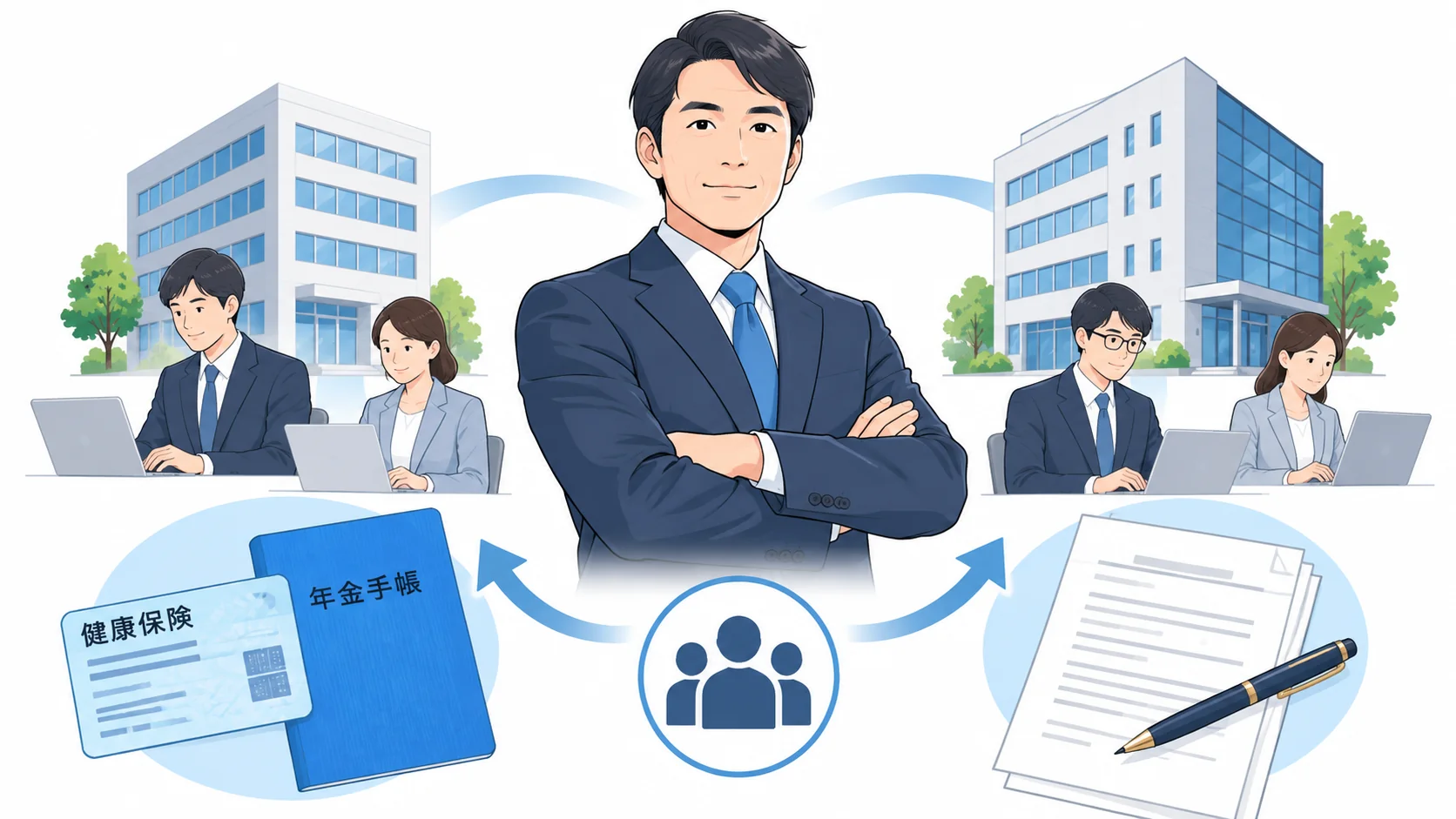 二以上事業所勤務と代表取締役｜社会保険の判定と手続き