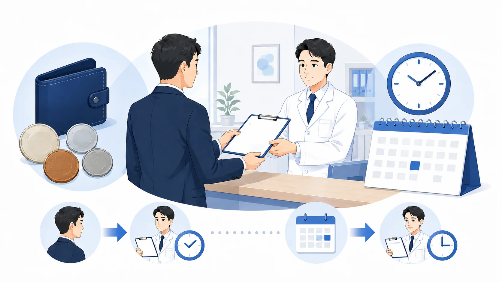 診断書の発行費用と日数の目安