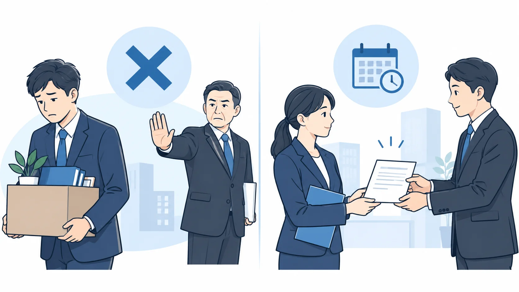 雇い止めと契約満了の違い