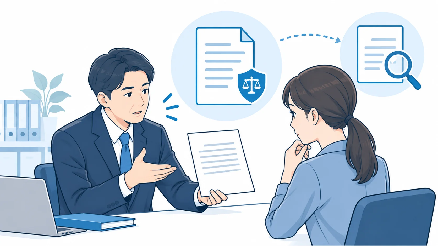 雇い止め通知書と理由証明の対応