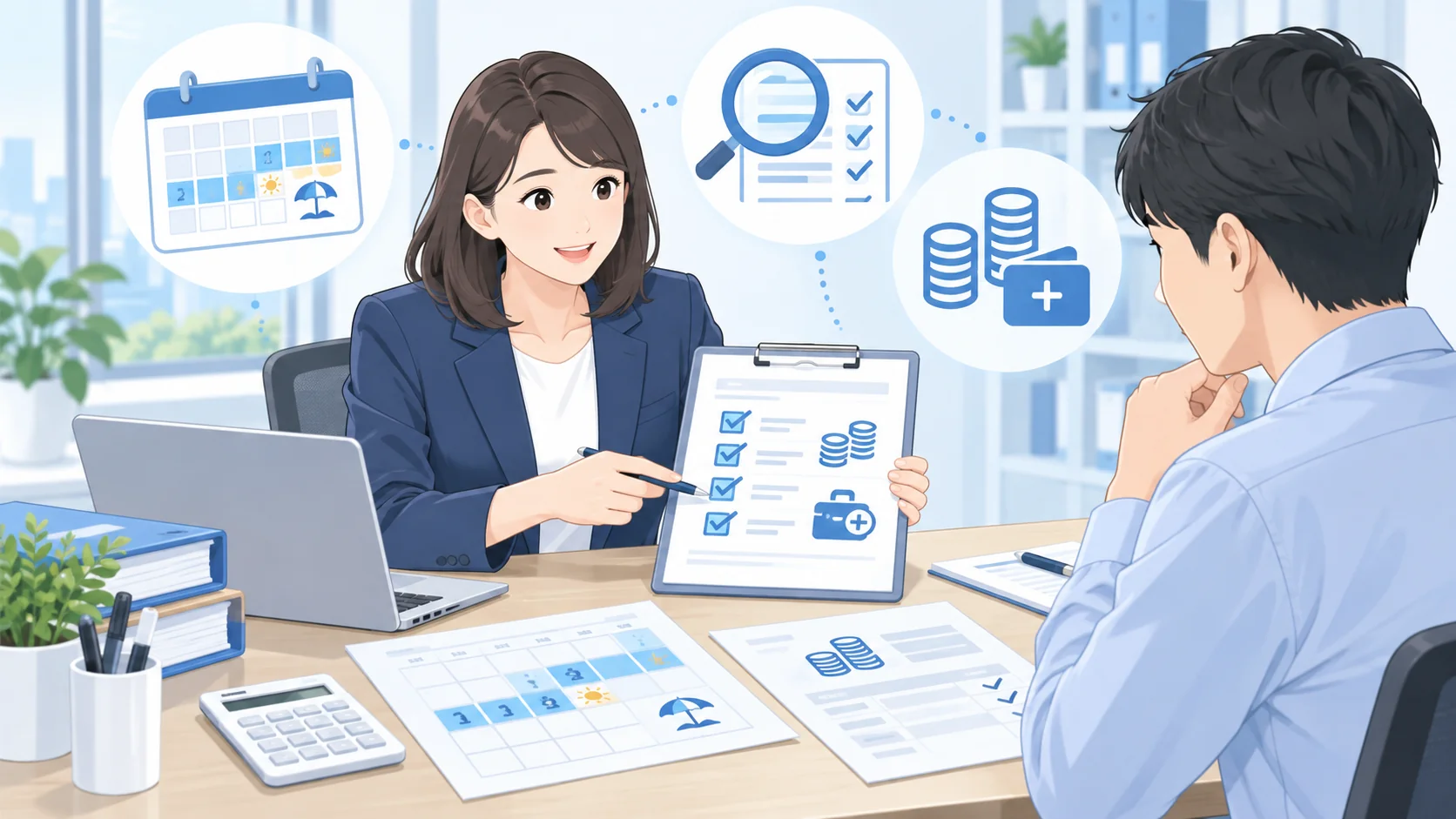 有給休暇や休職中の手当も確認する