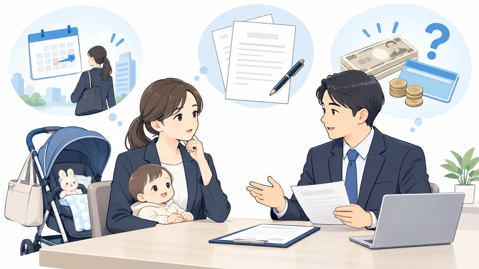 育休後に退職できる？給付金の返還・伝え方を解説